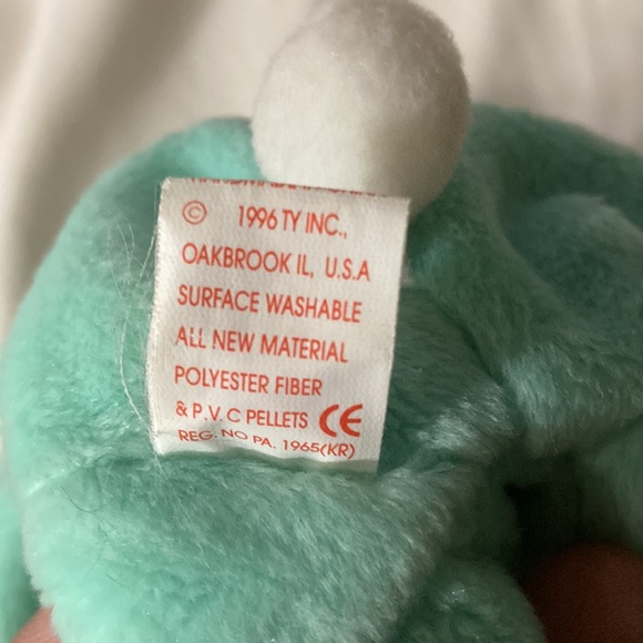 Lot of 3 Beanie Babies Gobbles Hippity Peace Bear No Tags - Picture 9 of 13